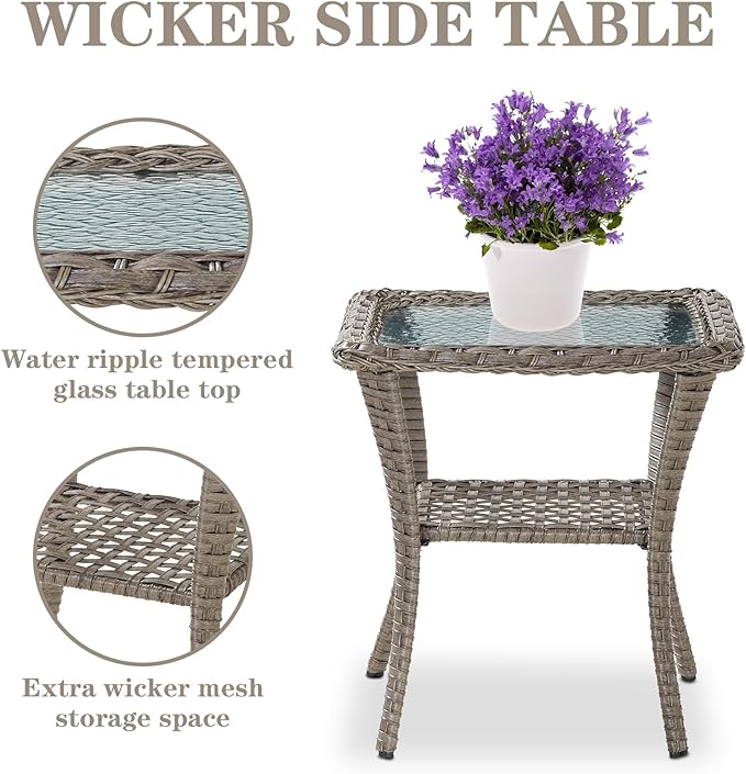 Belord 5 Piece Outdoor Patio Furniture Set