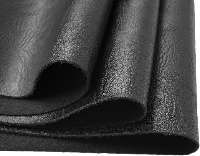 Wento Thick Half Yard Faux Leather Fabric Soft Skin Grain PU Leather
