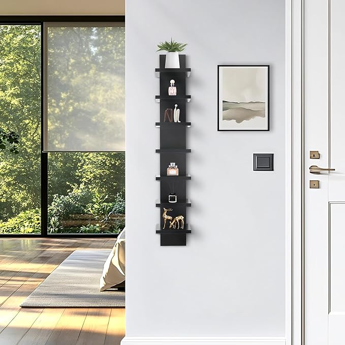 Homaterial 7 Tier Vertical Wall Shelf