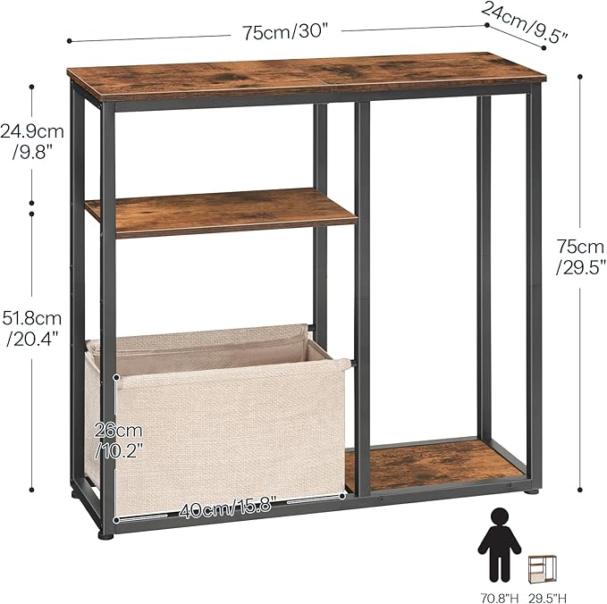 HOOBRO Narrow Console Table