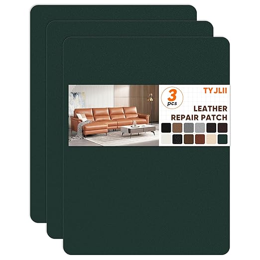 Leather Repair Patch Self Adhesive, 8.3″ x 11″ Vinyl Patch Kit, Leather Repair