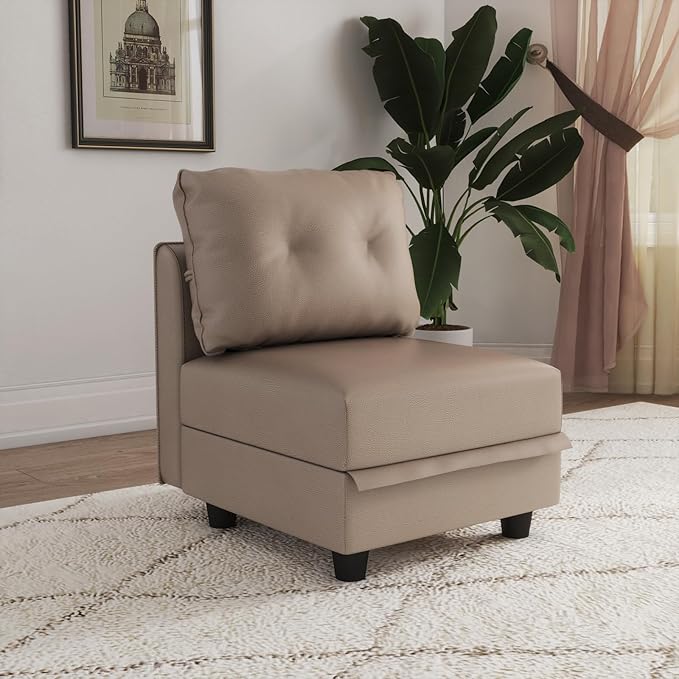 LLappuil Modular Sectional Sofa Middle Module Storage Seat