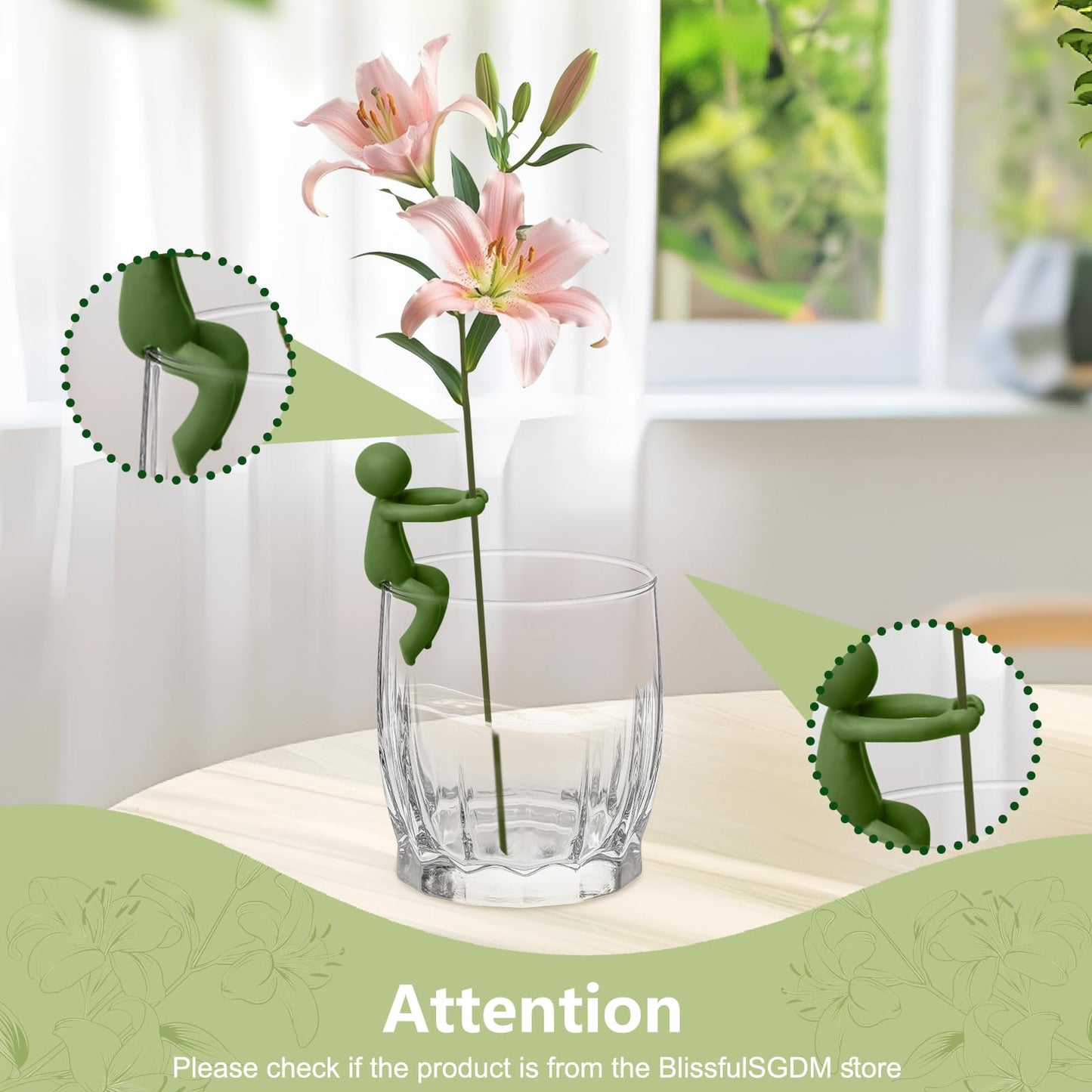 BlissfulSGDM Plant Propagation Buddy, 6pcs Plant Propagation Holder, Plant Cutting Holder Plant Support for Sprouts, Plant Propagation Friends for Indoor Gardens Or for Stems, Shoots and Cuttings