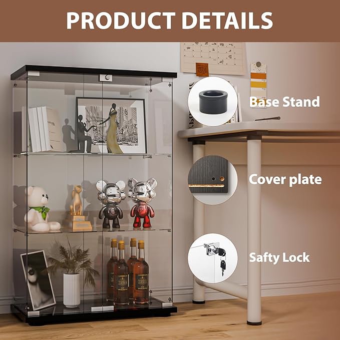 FANYUSHOW Glass Display Cabinet