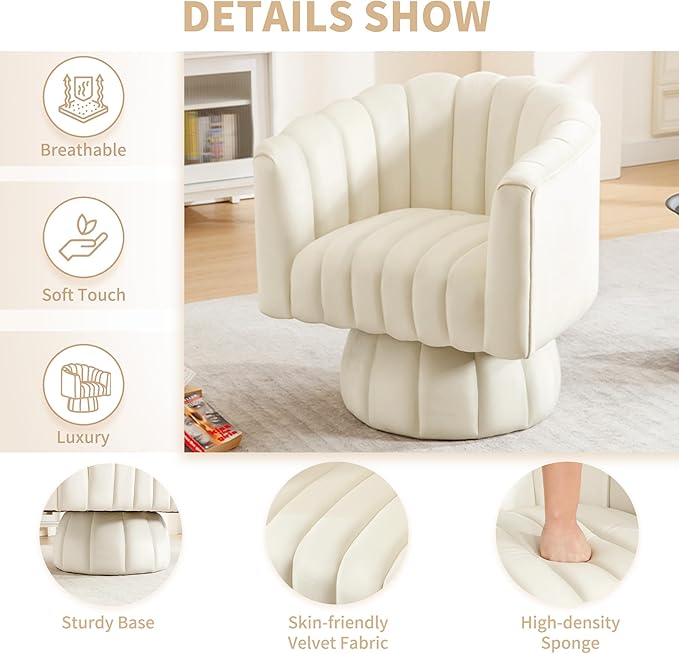 Swivel Accent Barrel Chair