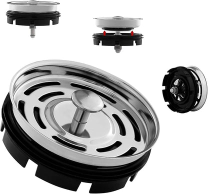 CLEESINK Kitchen Sink Strainer and Stopper Combo