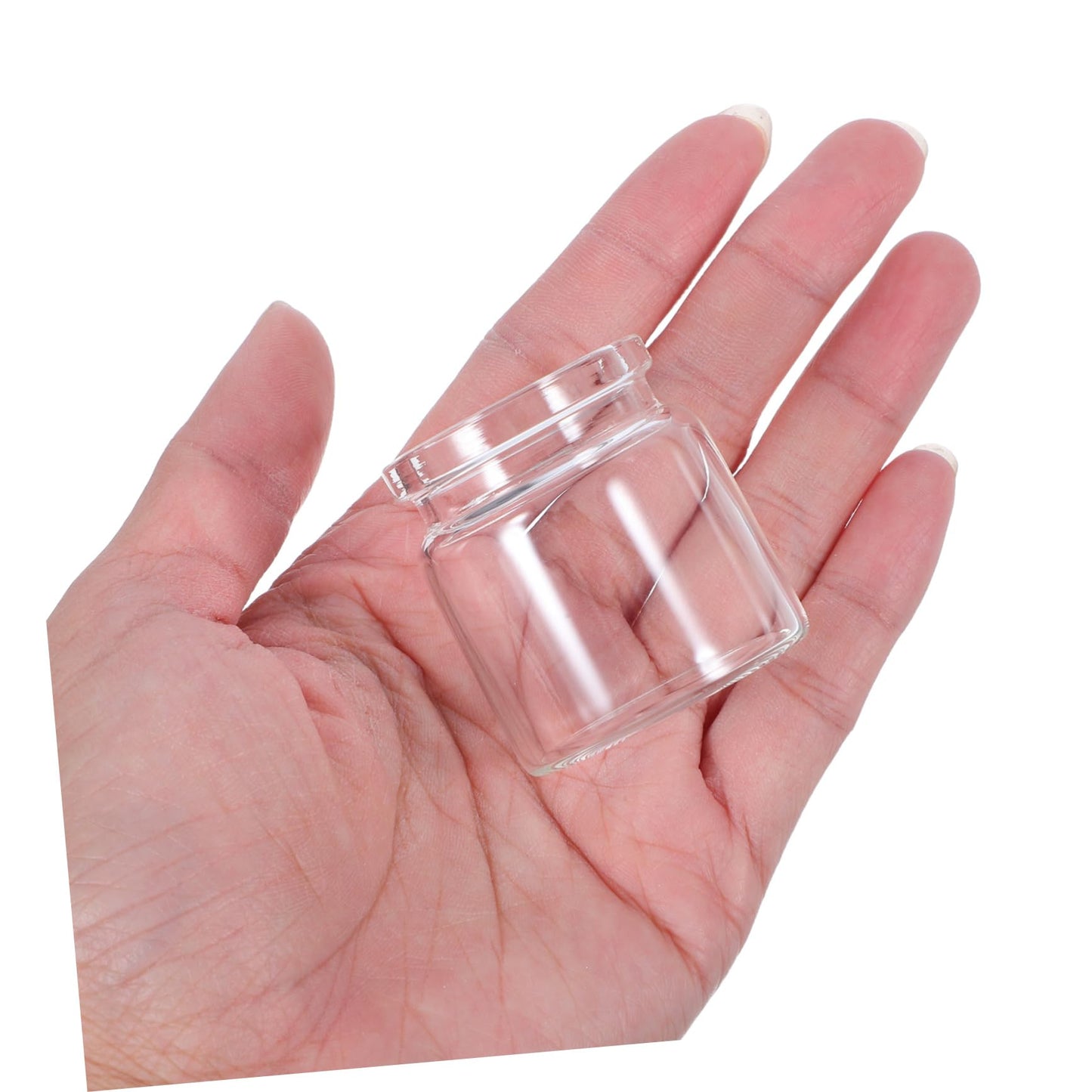 Toyvian 10pcs Elegant Miniature Glass Succulent Vases for Air Plants Display Micro Landscape Bottle Plant Propagation Jars