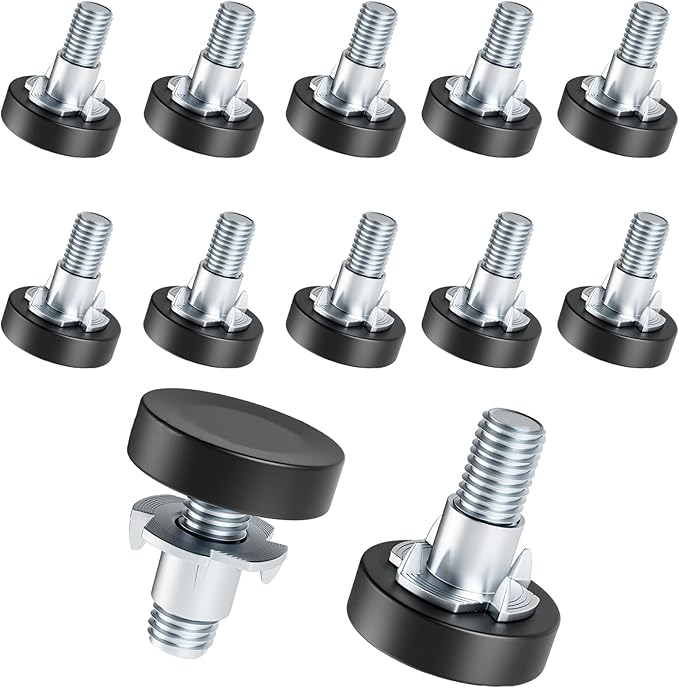 1/4" Thread Leveling Feet, Threaded Screw-in Table Feet