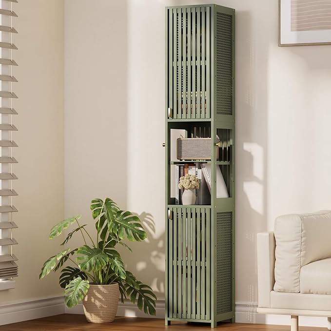 Amazer Tall Bathroom Storage Cabinet 70'', Freestanding Cabinet Storage
