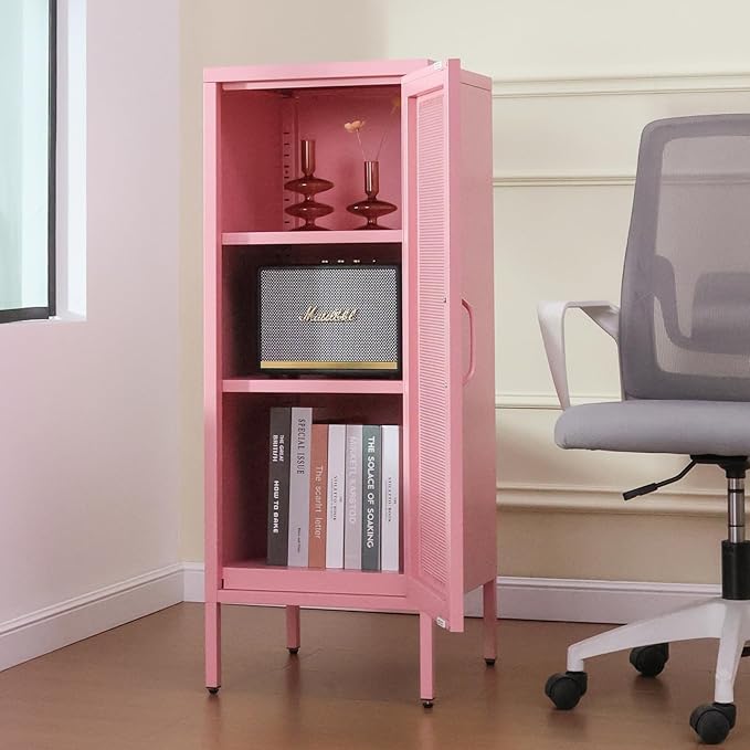 Slim Metal Storage Cabinet
