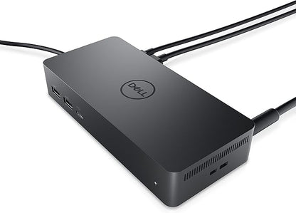 Dell Universal Dock (UD22): USB-C Docking Station with Future-Ready Design + HDMI & DisplayPort Cables + Ethernet - Dock Hub Bundle