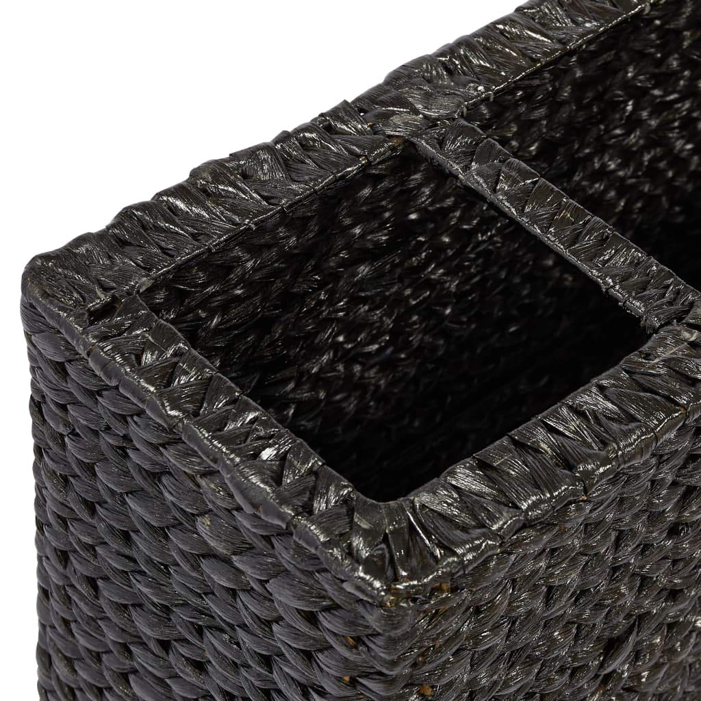 FAMIROSA Garden Raised Bed with 4 Pots Water Hyacinth Black