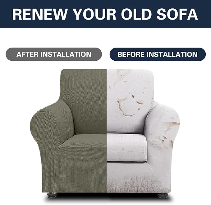 Cupuamon 2026 New Stretch Chair Sofa Slipcovers Couch Cover