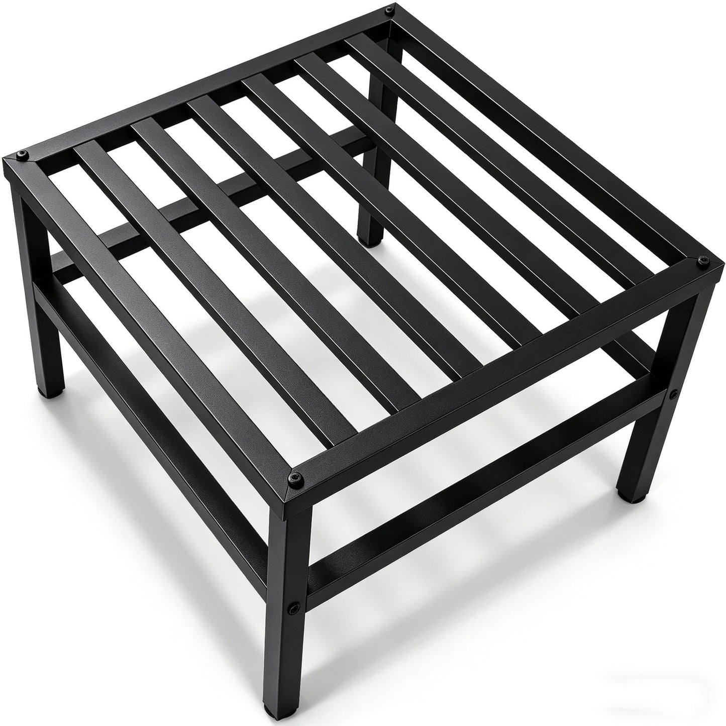 LLAXERGU Plant Stand Outdoor Indoor, 20 Inch Large Metal Plant Stand Outdoor Heavy Duty Plant Stands Flower Pot Stand Wrought Iron Pedestal Stand for Garden Patio Living Room