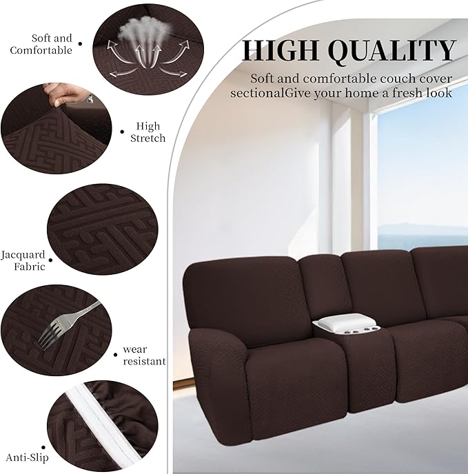 100% Waterproof Sectional Recliner Couch Covers