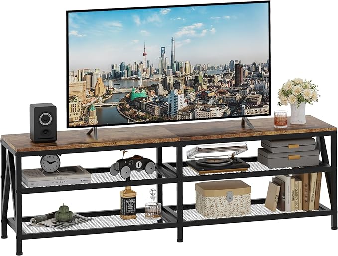 TV Stand for TVs up to 70 Inch, Entertainment Center for Living Room