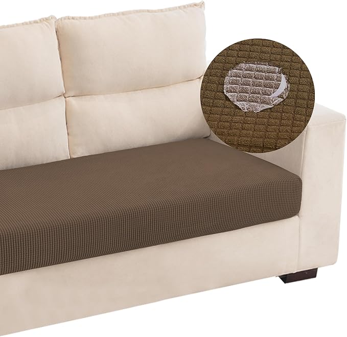 Water Repellent Couch Cushion Cover Loveseat Cover, Stretch Sectional Sofa Seat