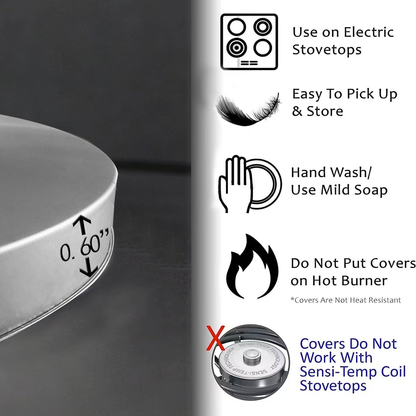 Tucocoo Christmas Electric Stove Burner Covers,4 Pcs Holiday Decor Round Stove Burner Cover,8 Inches and 10 Inches,Santa Claus Gas Stove Burner Cover,Metal Cooktop Kitchen Decorative