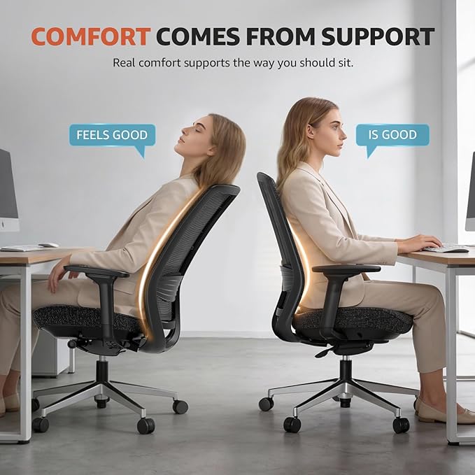 ErgoSift M2 Ergonomic Office Chair High Back Mesh Computer Desk Chair
