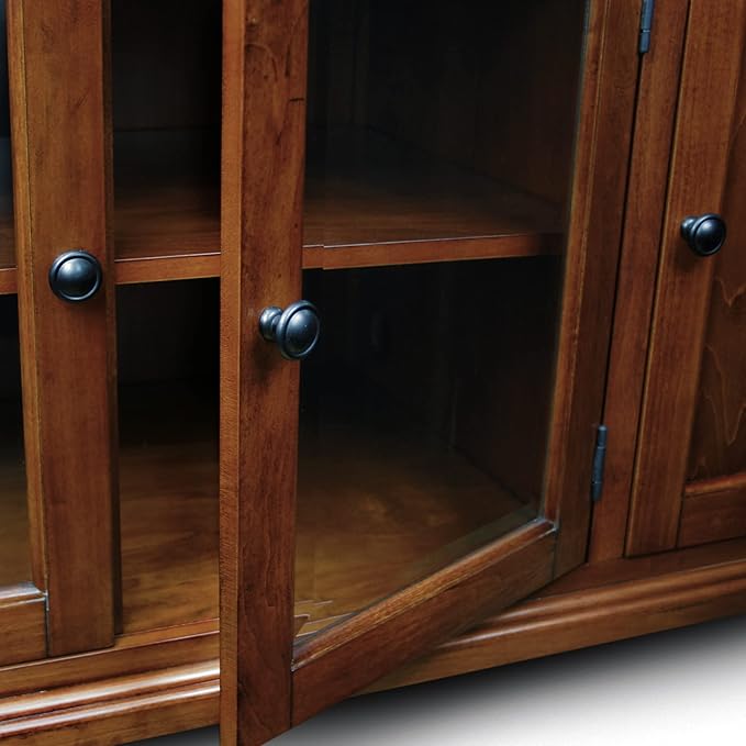 Leick Home 87360 TV Stand with Enclosed Storage