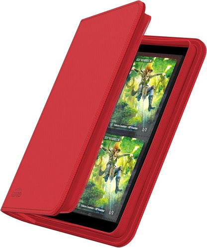 Ultimate Guard Zipfolio 160 – 8 Pocket Xenoskin Red