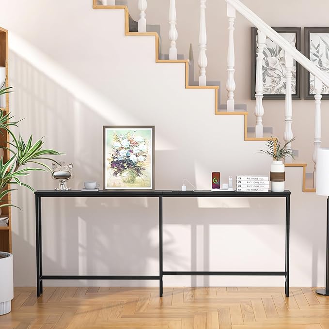 VASMIA 70.9 Inch Narrow Console Table