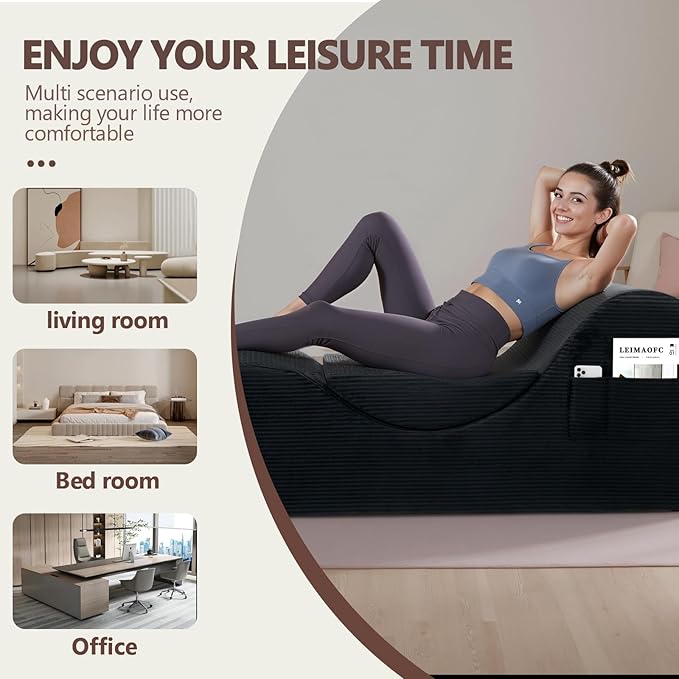 Yoga Chair Lounge for Adult, Ergonomic Chaise Lounge Chair