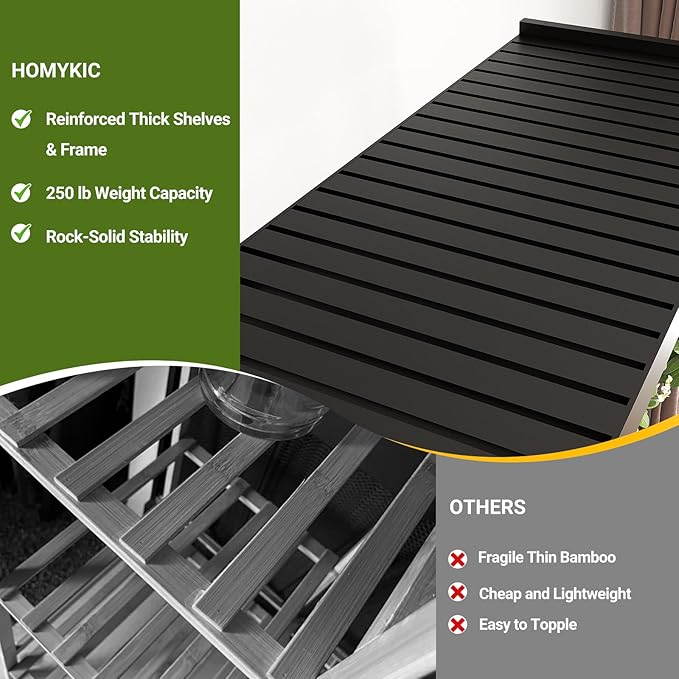 Homykic Bamboo Clothes Rack