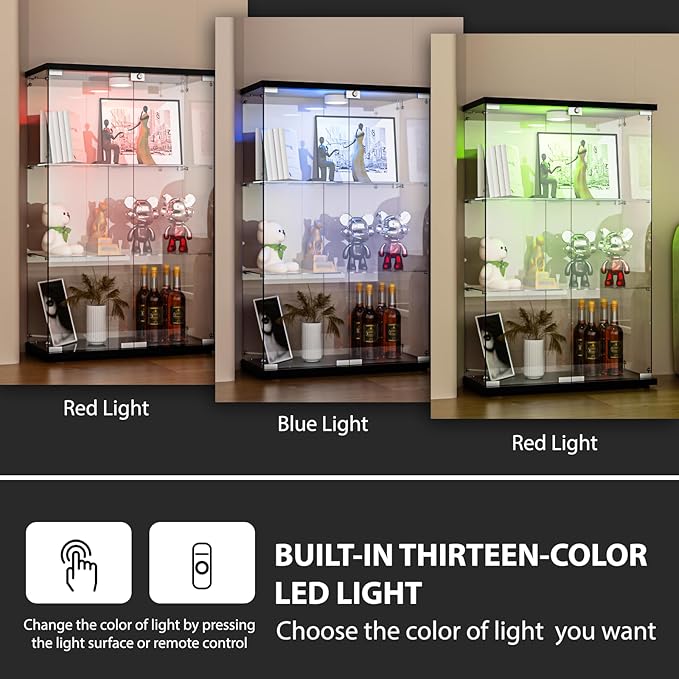FANYUSHOW Glass Display Cabinet