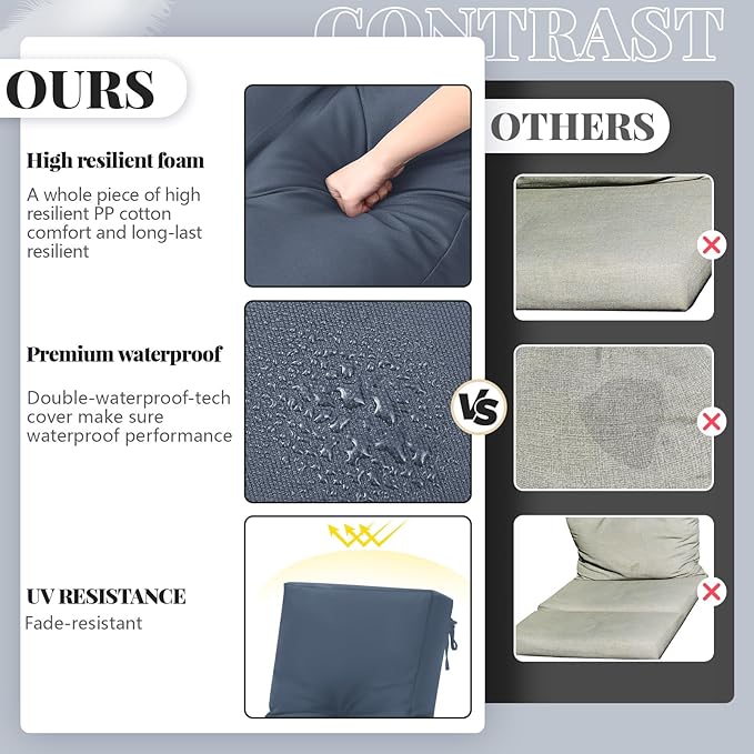Outdoor Chaise Lounge Cushions