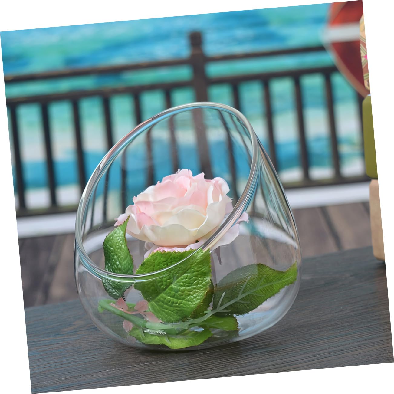 GANAZONO Landscape Bottle Decoration 3 Pack Glass Vase for Plants Miniature Ornament