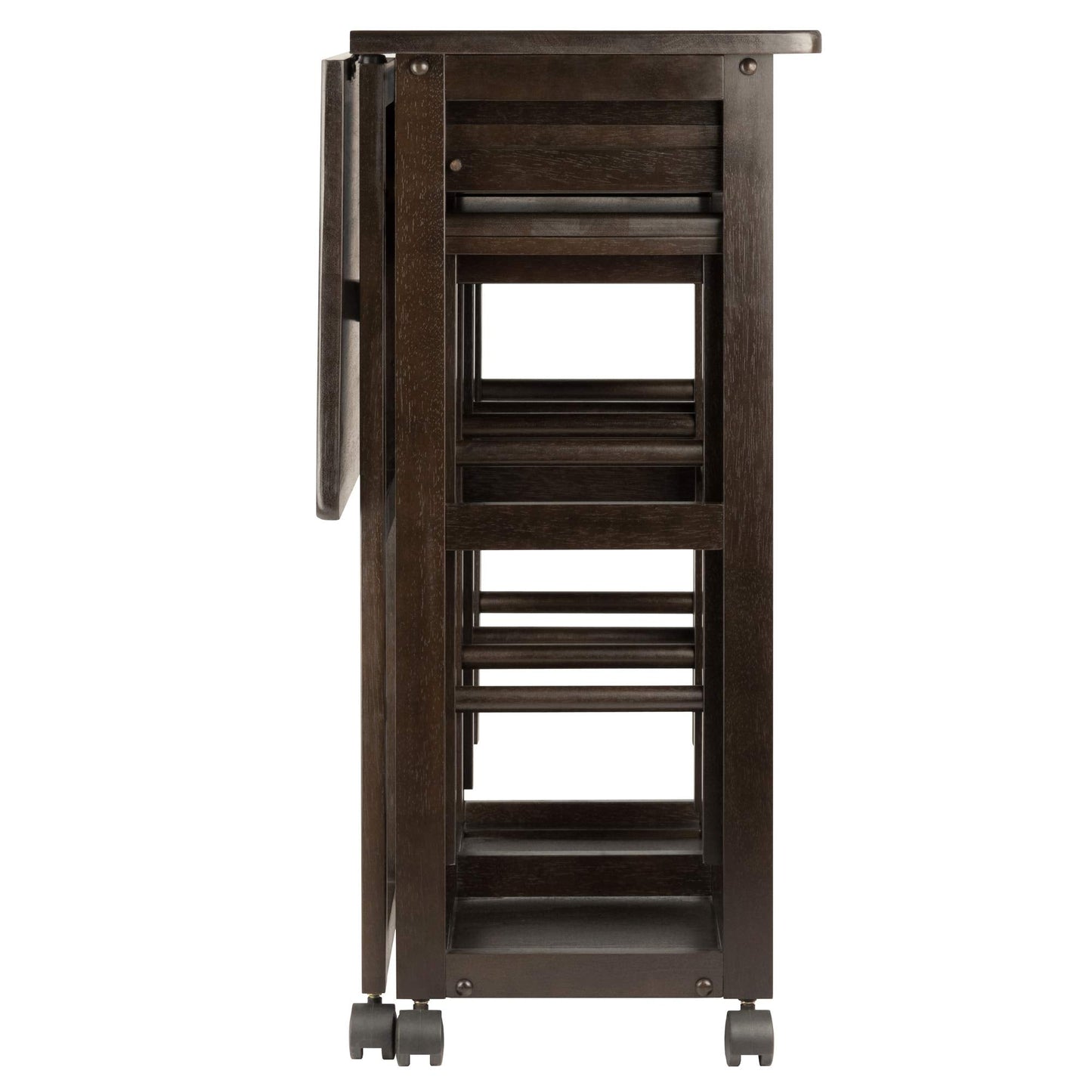 Winsome Suzanne Space Saver Set, for Kitchen, 33", Coffee