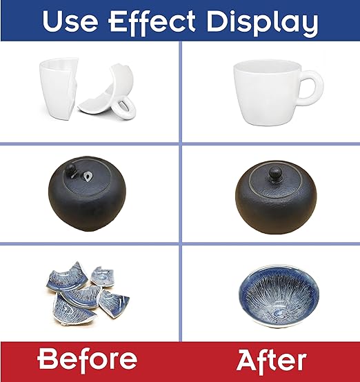 LOOCTOT 30g Ceramic Glue, China Porcelain and Pottery Repair, Super Instant