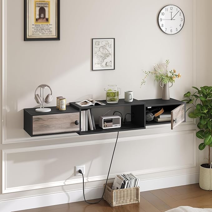HOOBRO 55" Floating TV Stand