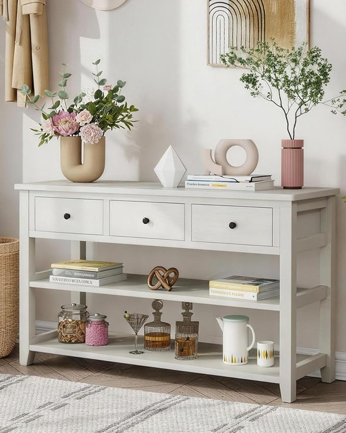 Karl home Console Table Entryway Desk, Sofa Side Table