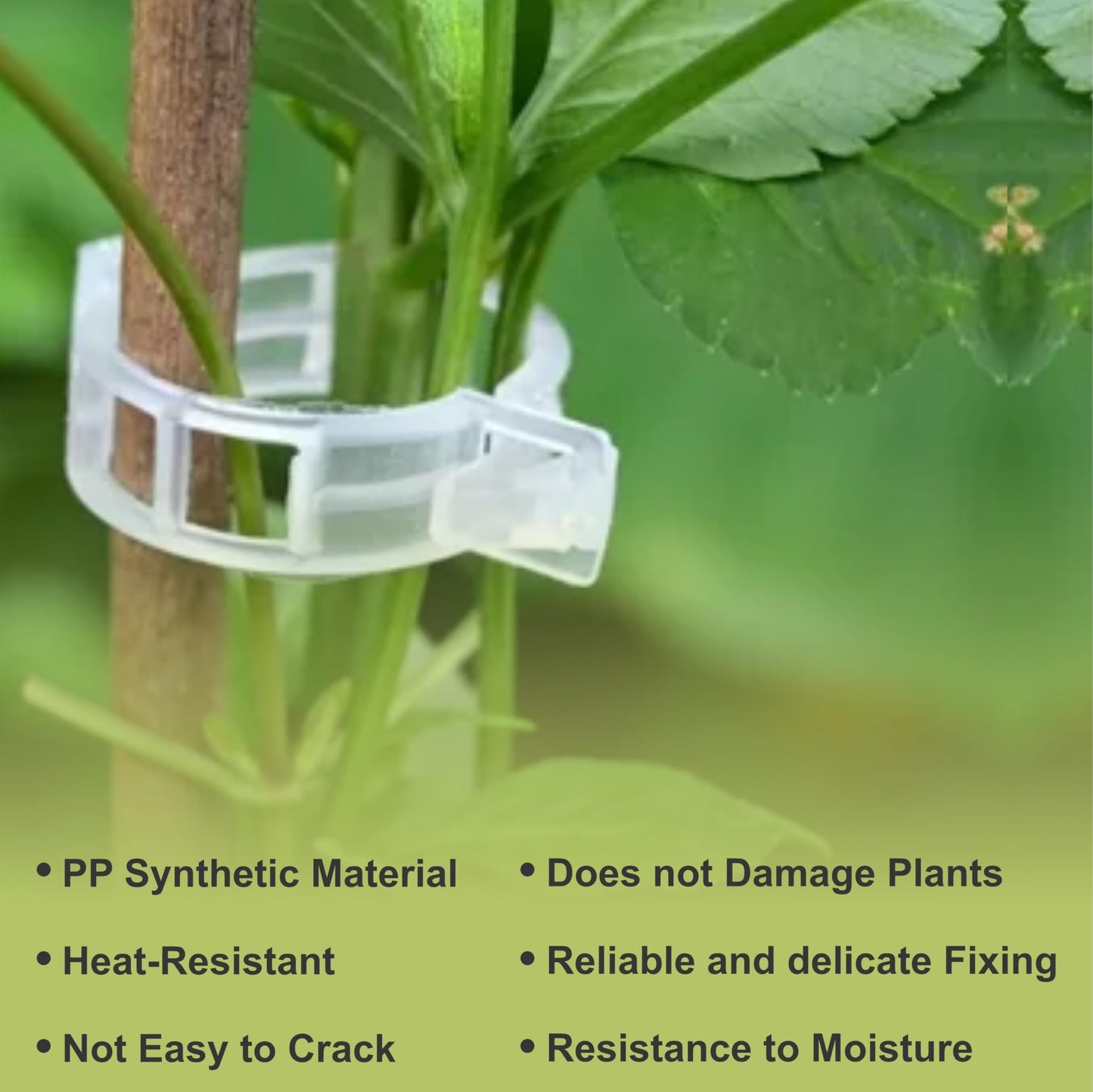 75 Pcs Bendable Moss Pole Monstera Plant Support Clips - Moss Poles for Climbing Plants, Plant Stakes for Indoor Plants - Coco Coir Pole Moss Stick for Monstera, Pothos.