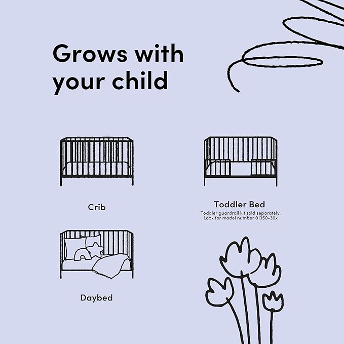Storkcraft Equinox 3-in-1 Convertible Crib – GREENGUARD Gold Certified