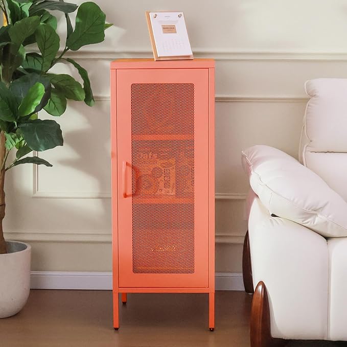 Slim Metal Storage Cabinet