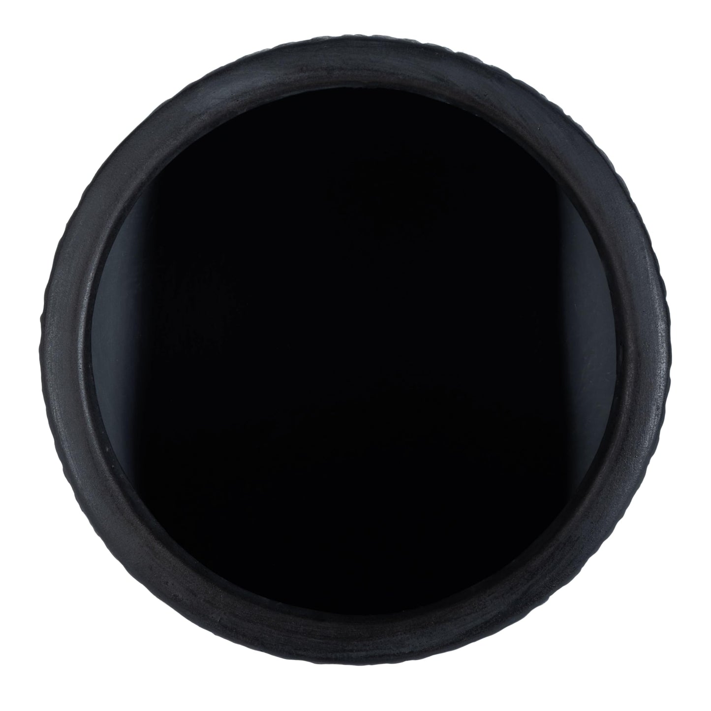 SAFAVIEH Outdoor - Francia Black Concrete Ficonstone Planter Pot with Drainage Hole, Frost Resistant Garden Planter for Patio, Deck, Indoor Outdoor Use, 15.7" W x 15.7" D x 14" H (PAT1523A)