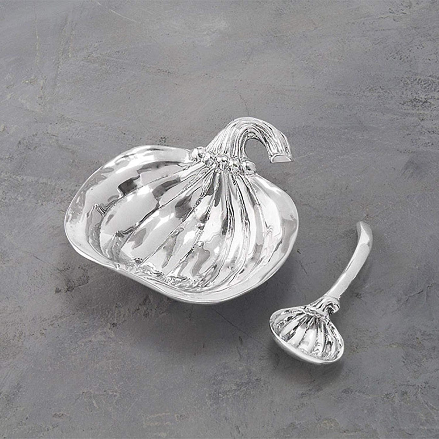 Beatriz Ball GIFTABLES Holiday Handmade Pumpkin Bowl with Spoon - SMALL