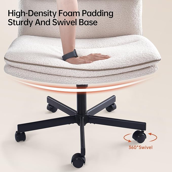 EMIAH Armless Office Desk Chair