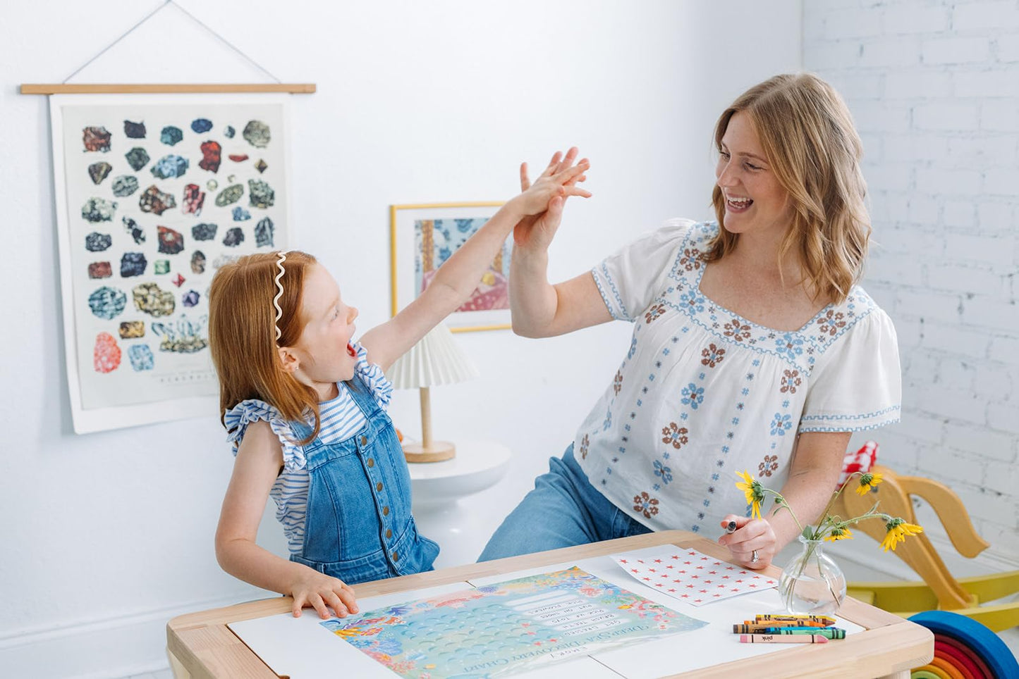 Kids Chore & Routine Reward Chart Set – 3 Ocean-Themed 7-Day Charts with 147 Stickers – Gentle Behavior & Goal Tracker by Saisu – Ages 3+
