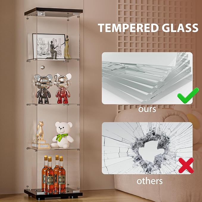 FANYUSHOW Glass Display Cabinet
