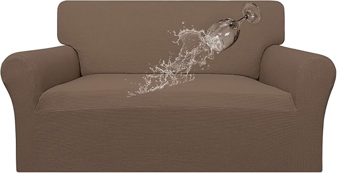 Easy-Going 100% Waterproof Loveseat Couch Cover, Dual Waterproof Sofa Cover
