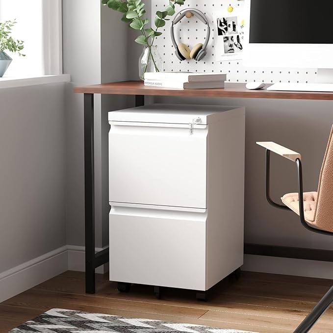 Letaya 2 Drawer Mobile File Cabinet