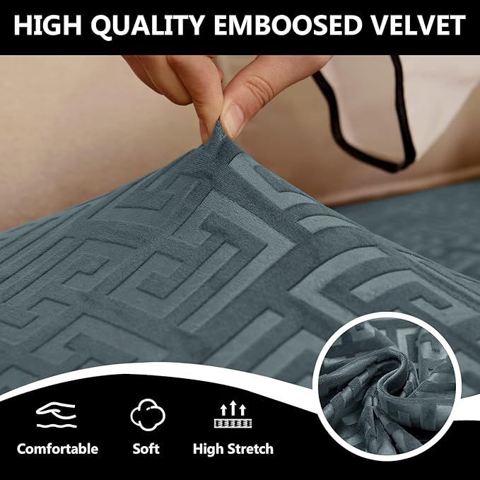 UNBBRRL Stretch Couch Backrest Cushion Cover