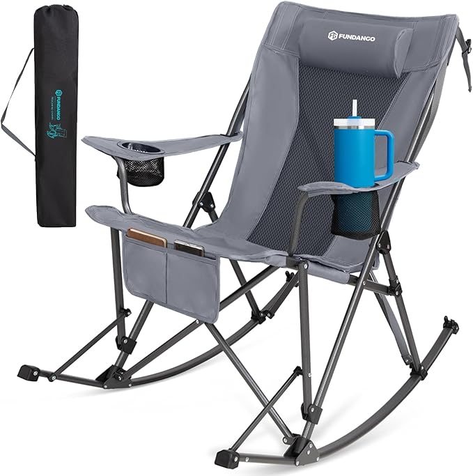 FUNDANGO Oversized Rocking Camping Chair
