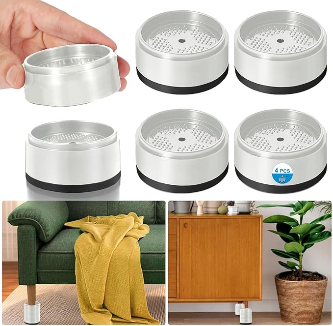 Bed Risers 1 inch, 2 inch, 3 inch, 4 inch Heavy Duty, Adjustable Furniture Riser