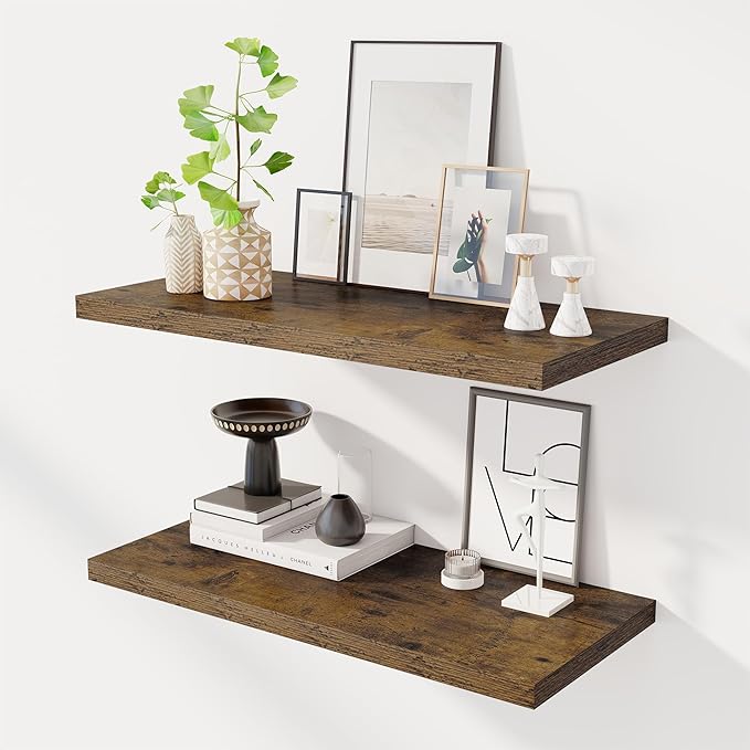 Dreamland 30" Floating Shelves for Wall, Wall-Mounted Shelves for Bedroom