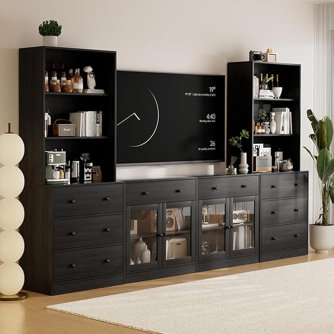 TUSY 71" Large TV Stand Set